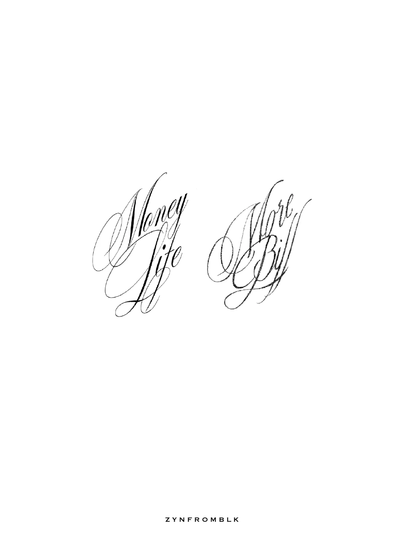 LETTERING / Money