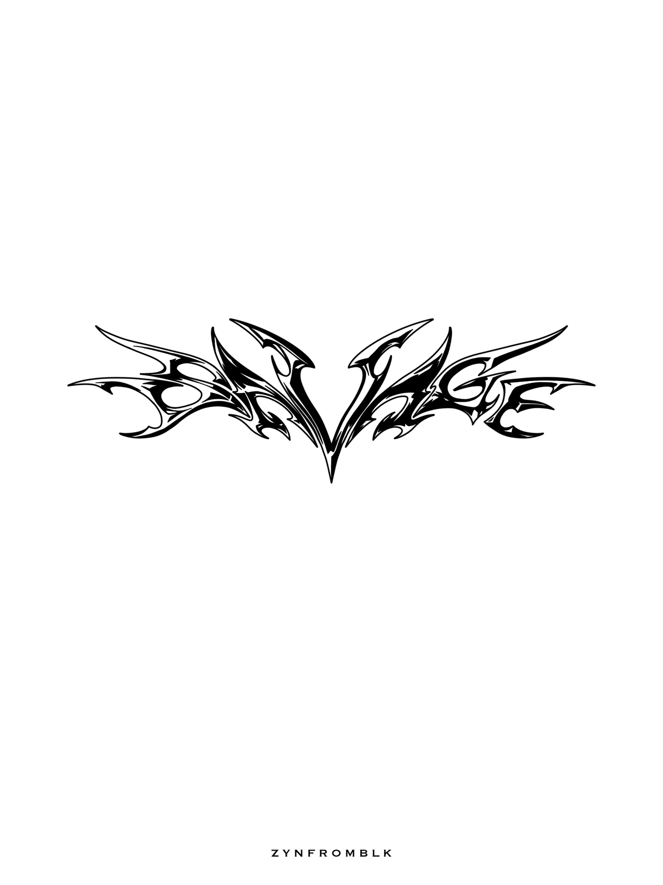 LETTERING / SAVAGE