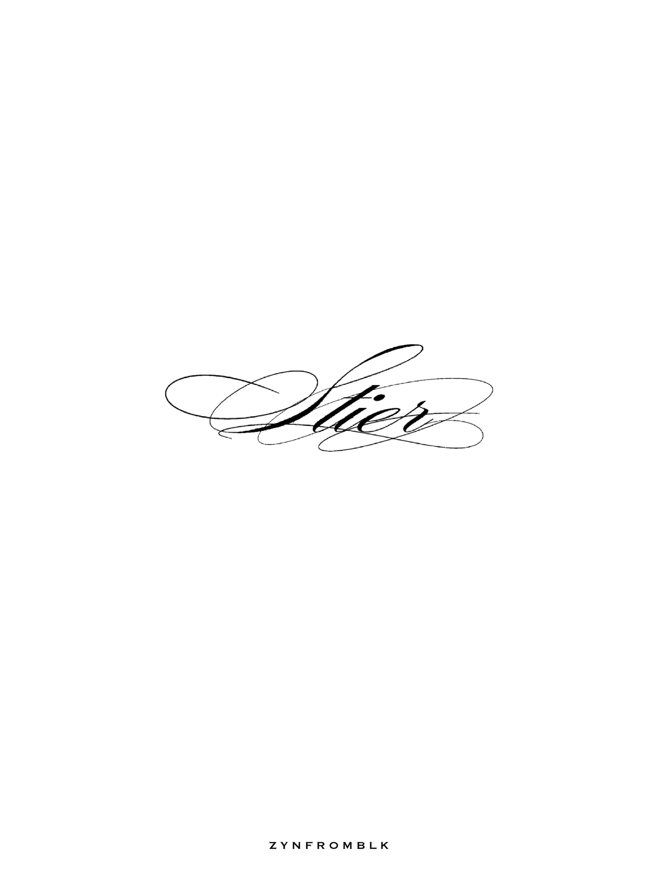 LETTERING / Stier