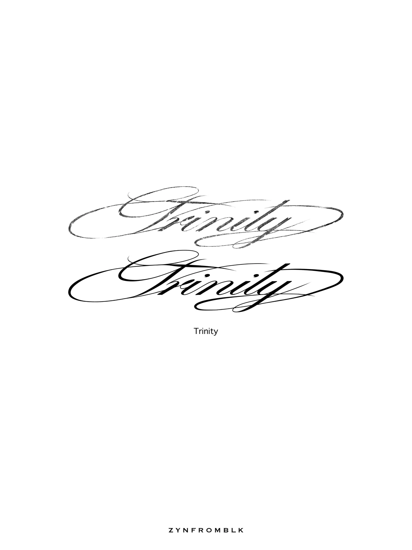 LETTERING / Trinity